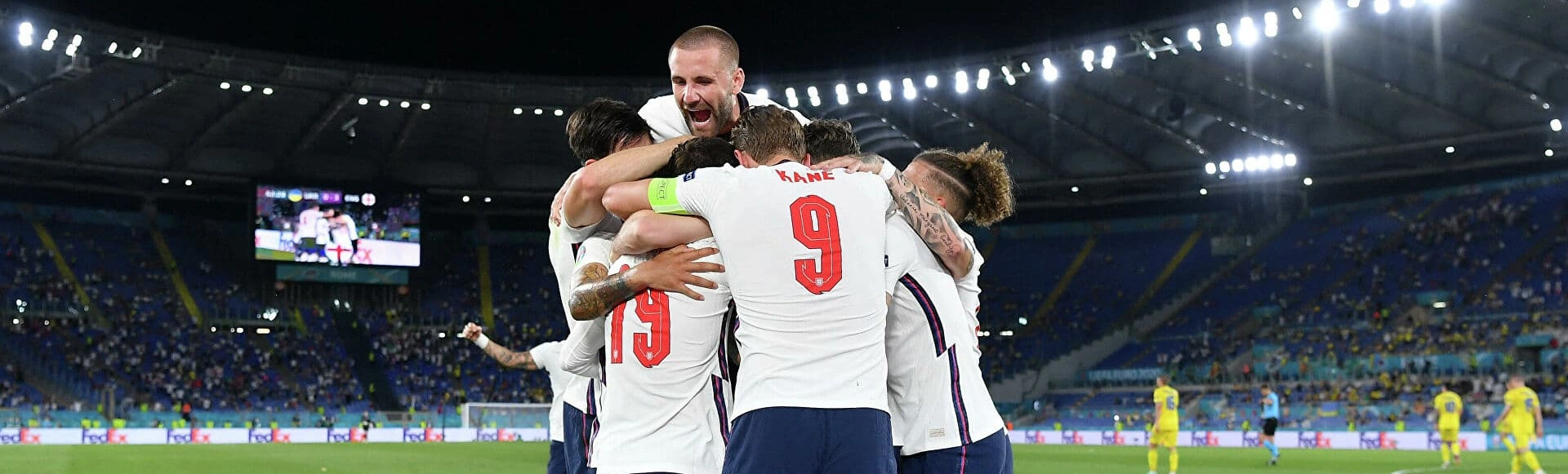 Англия с разгромным счетом обыграла сборную Украины и вышла в полуфинал чемпионата Европы 2020