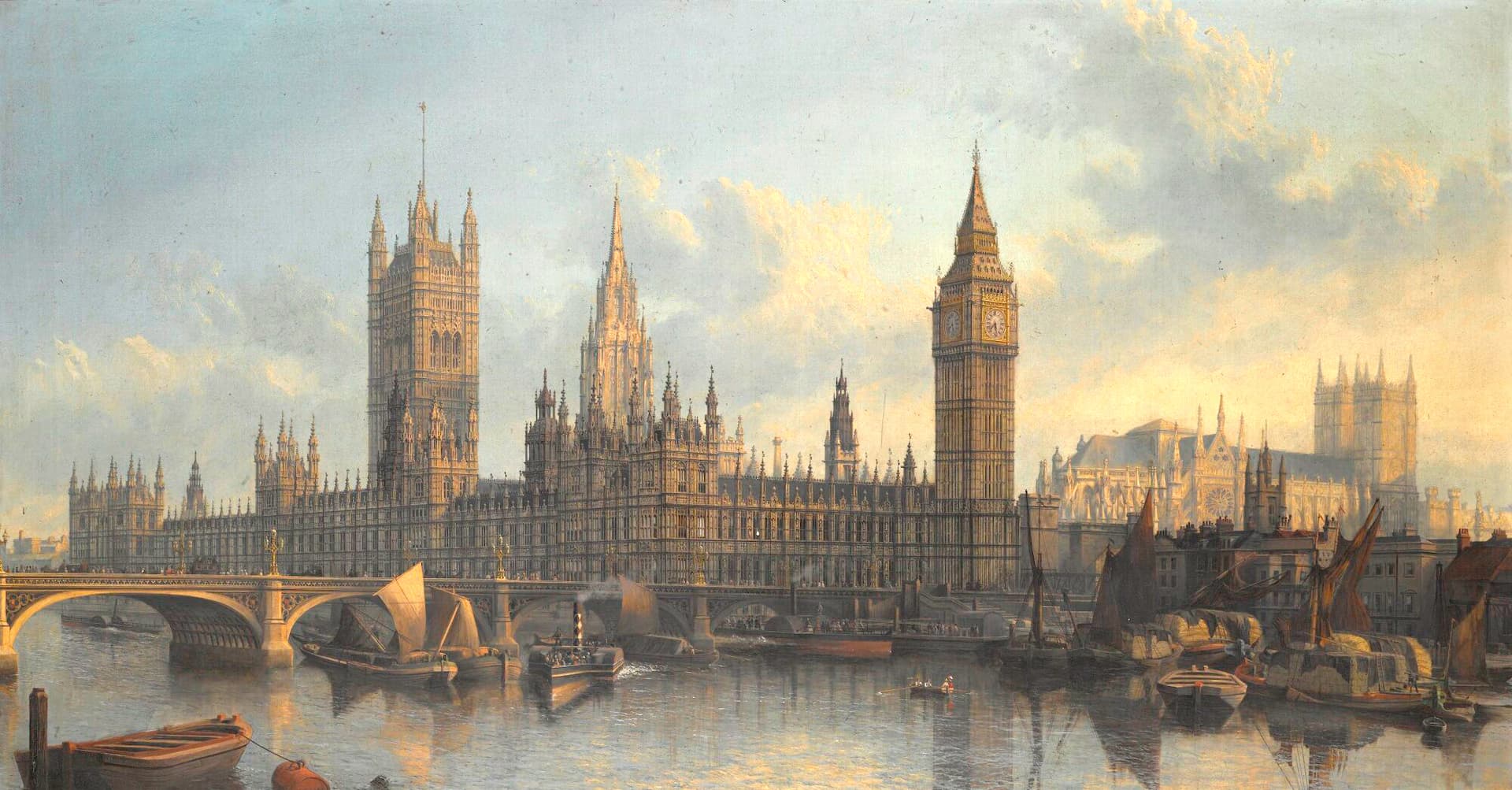 Вестминстерский дворец Лондон Викторианская эпоха